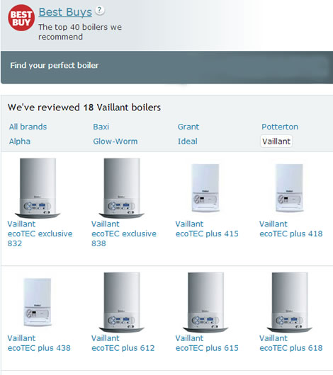 Which? Vaillant Boilers